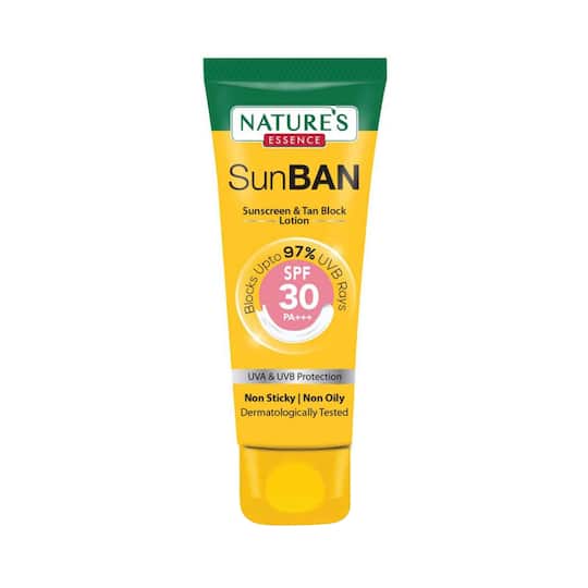 Nature's Essence SunBan SPF 30 PA+++ Sunscreen & Tan Block Lotion (60ml)