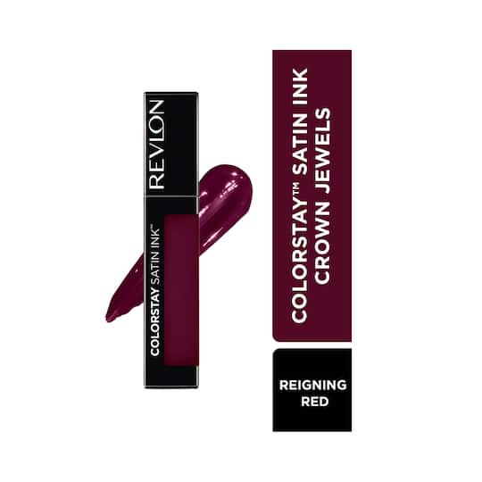 Revlon Color Stay Satin Ink Crown Jewels Liquid Lipstick - Reigning Red (5ml)