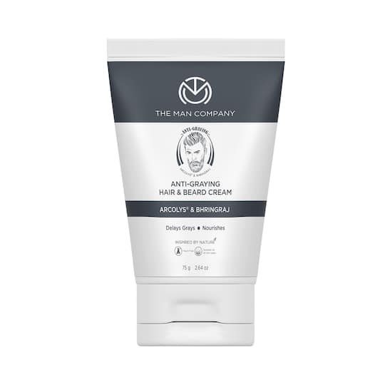 The Man Company Anti-Graying Hair & Beard Cream (75g)