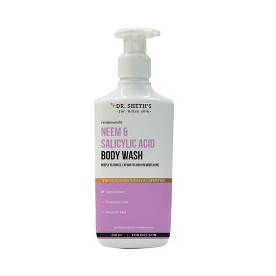 Dr. Sheth's Neem & Salicylic Acid Body Wash (250ml)