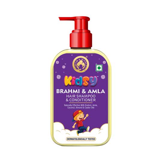 Mom & World Kidsy Brahmi And Amla Hair Shampoo & Conditioner (240ml)