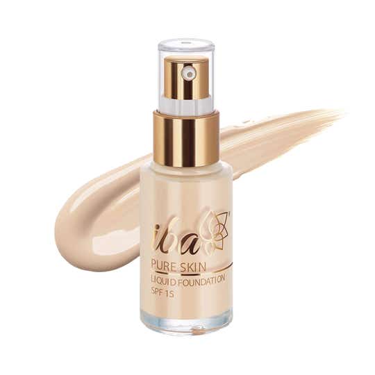 Iba Pure Skin Liquid Foundation SPF 15 - 04 Snow White (30ml)