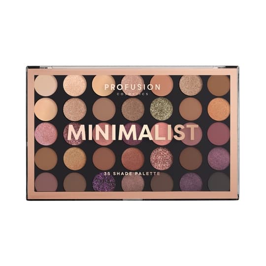 Profusion Cosmetics 35 Shade Eye Shadow Pallete - Minimalist (36g)