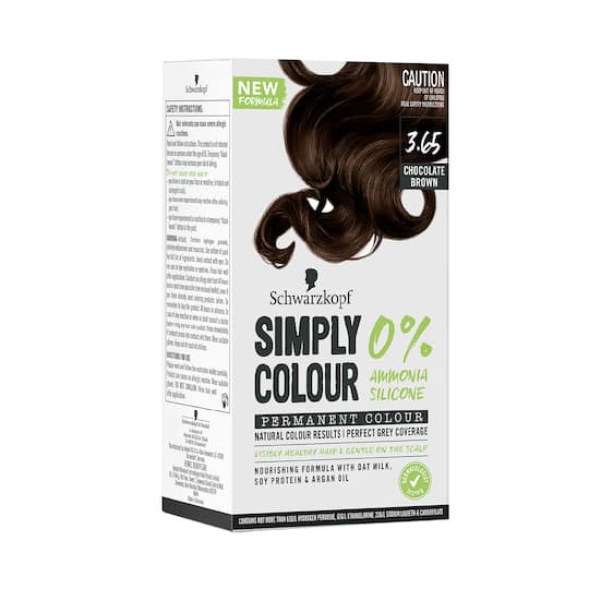 Schwarzkopf Simply Color Permanent Hair Colour - 3.65 Chocolate Brown (142.5 ml)