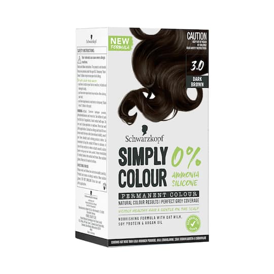 Schwarzkopf Simply Color Permanent Hair Colour - 3.00 Dark Brown (142.5 ml)