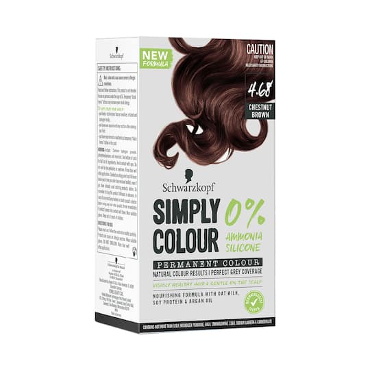 Schwarzkopf Simply Color Permanent Hair Colour - 4.68 Mocha Brown (142.5ml)