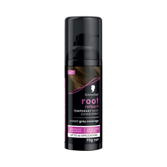 Schwarzkopf Root Retouch Instant Temporary Hair Spray - Dark Brown (120ml)