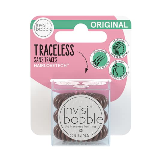 Invisibobble Original Hanging Pack Pretzel Brown