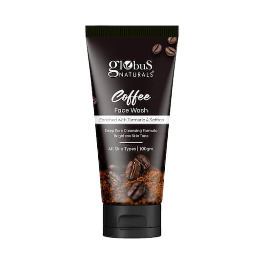 Globus Naturals Coffee Deep Cleansing Formula Brightens Skin Tone Face Wash (100g)