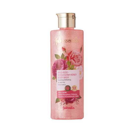 Fabessentials by Fabindia Wild Rose Wheatgerm Honey Body Wash (250ml)