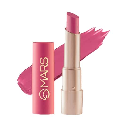 MARS Creamy Matte Lipstick - 18 Gulabi Garba (3.2g)