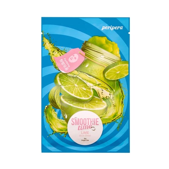 Peripera Smoothie Time 1 Lime Purifying Sheet Mask (18g)