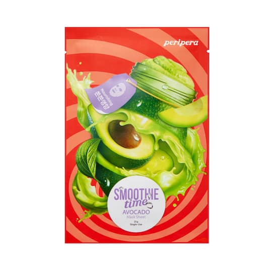 Peripera Smoothie Time 5 Avocado Nourishing Sheet Mask (25g)