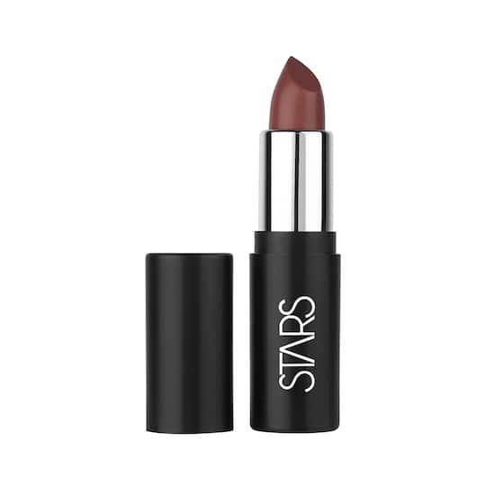 Stars Cosmetics Lush Lips Soft Creamy Lipstick - 08 Burgundy Brown (4.2g)
