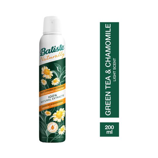 Batiste Naturally Green Tea & Chamomile Dry Shampoo (200ml)