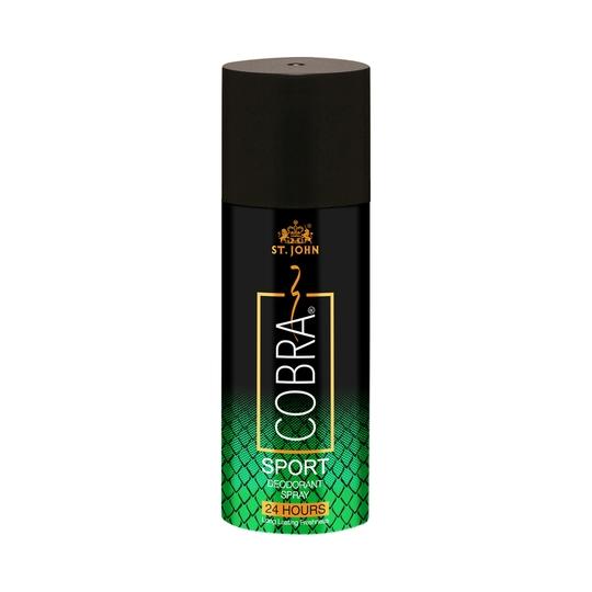 ST.JOHN Deo Cobra Sport Limited Edition Long Lasting Deodorant Body Spray (150ml)