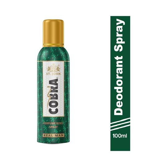 ST.JOHN Cobra No Gas Real Man Long Lasting Perfume Deodorant Body Spray (100ml)