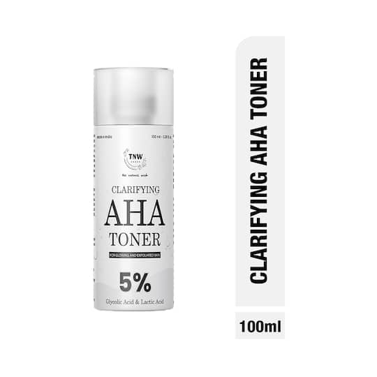 TNW The Natural Wash Clarifying AHA Toner With 5% Glycolic Acid And Lactic Acid (100ml)