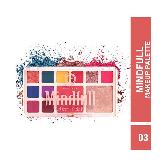 Matt Look Mindfull Makeup Palette - 03 Shade (16.5g)