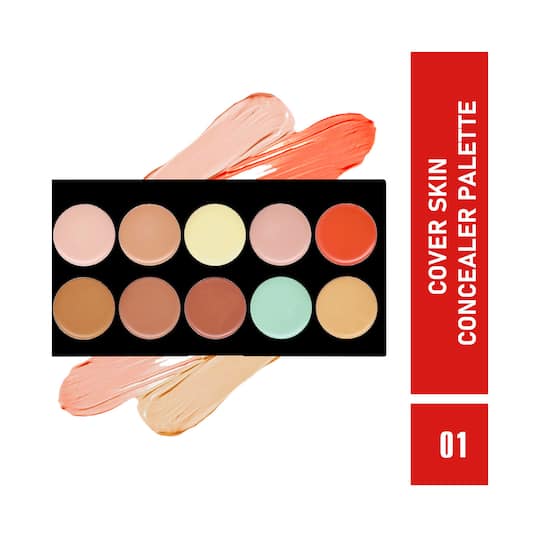 Matt Look Cover Skin Concealer Palette - 01 Shade (18g)