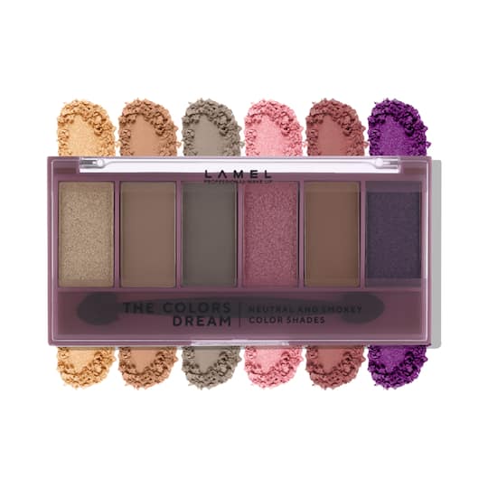 Lamel The Colors Dream Eyeshadow Palette - N 404 Warm Nude (10.2g)