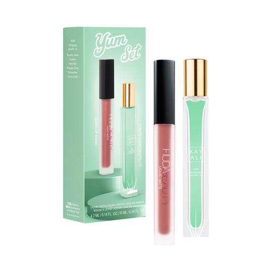 Kayali Yum Pistachio Gelato 33 Eau De Parfum And Huda Beauty Queen Matte Liquid Lipstick (2Pcs)