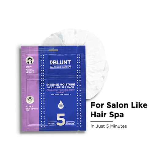 BBlunt Intense Moisture Heat Hair Spa Mask With Jojoba Oil & Vitamin E (70g)