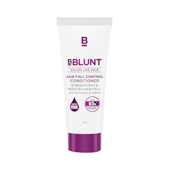 BBlunt Hair Fall Control Conditioner With Pea Protein & Caffeine For Stronger Hair (20g)