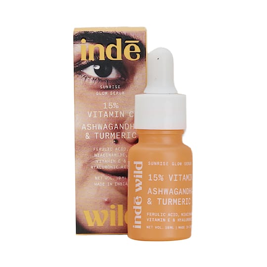 Inde Wild 15% Vitamin C + 1% Turmeric Glow AM Serum (10ml)