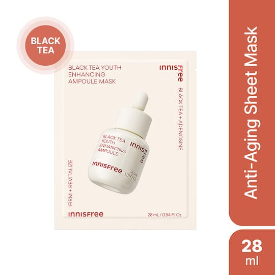 Innisfree Black Tea Enhancing Ampoule Mask (28ml)