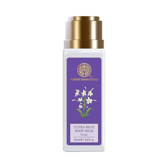 Forest Essentials Travel Size Parijat Ultra-Rich Body Milk (50ml)