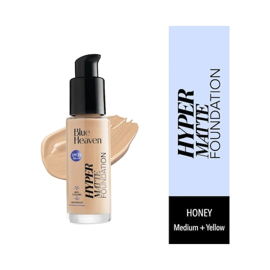 Blue Heaven Hyper Matte Foundation SPF 25 PA++ - 301 Honey (30ml)