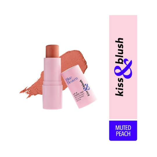 Blue Heaven Kiss & Blush Lip and Cheek Tint - Muted Peach (8.5g)