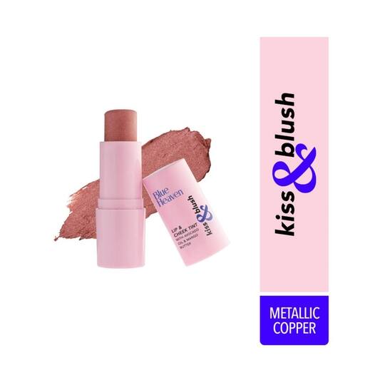 Blue Heaven Kiss & Blush Lip and Cheek Tint - Metallic Copper (8.5g)