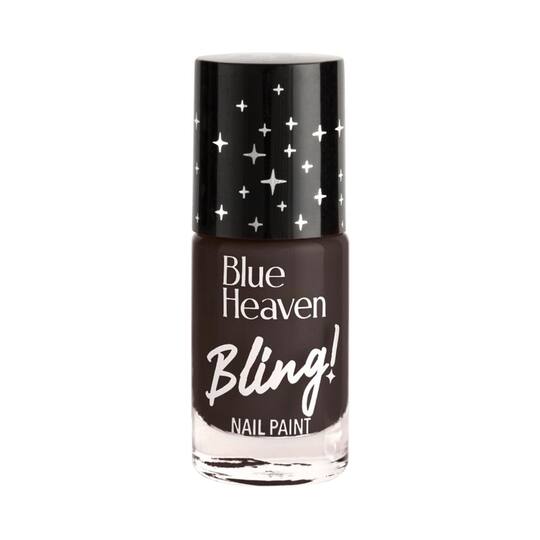 Blue Heaven Bling Nail Paint - 17 Coffee Brown (8ml)