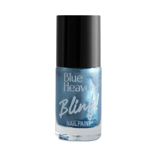 Blue Heaven Bling Nail Paint - 308 Carolina Blue (8ml)