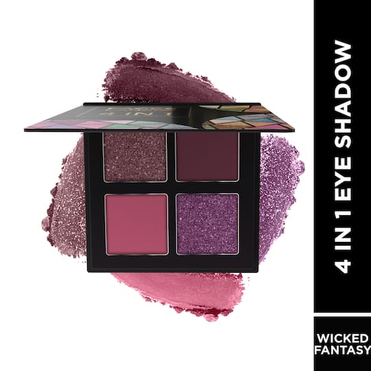 Faces Canada 4 IN 1 Eyeshadow Palette - Wicked Fantasy 03, Shimmer & Matte (4.8 g)