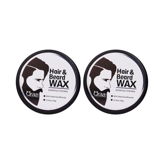 Qraa Men Hair & Beard Wax Combo (2 pcs)