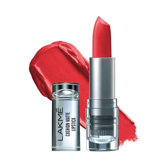 Lakme Cushion Matte Lipstick - Red Siren (4.5 g)