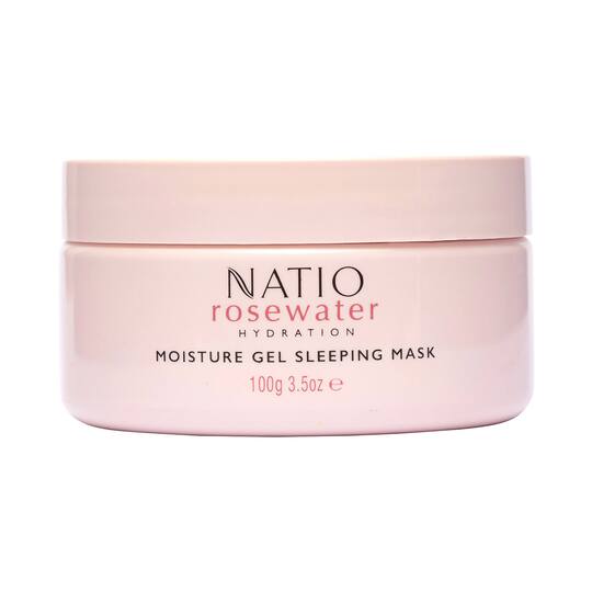 Natio Rosewater Hydration Moisture Gel Sleeping Mask (100g)