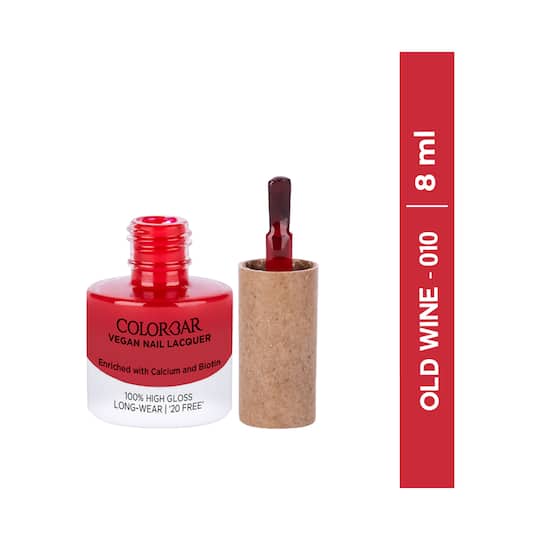 Colorbar Vegan Nail Lacquer - 010 Old Wine (8 ml)