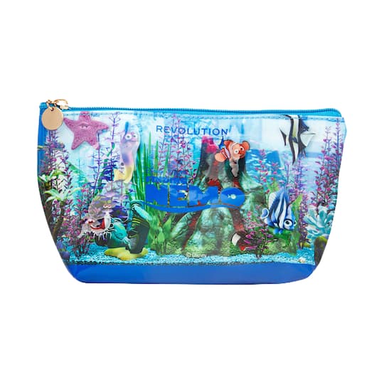 Makeup Revolution Disney Pixar's Finding Nemo And Revolution Cosmetics Bag - Blue