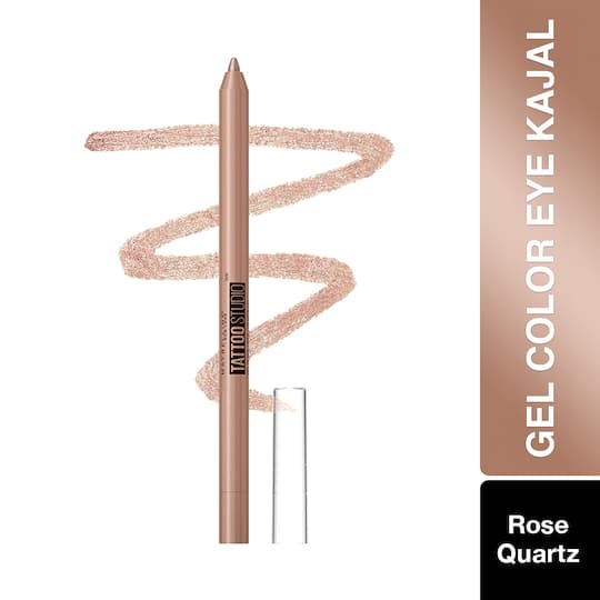 Maybelline New York Tattoo Gel Colored Kajal Metallic Finish - Rose Quartz (1.2 g)