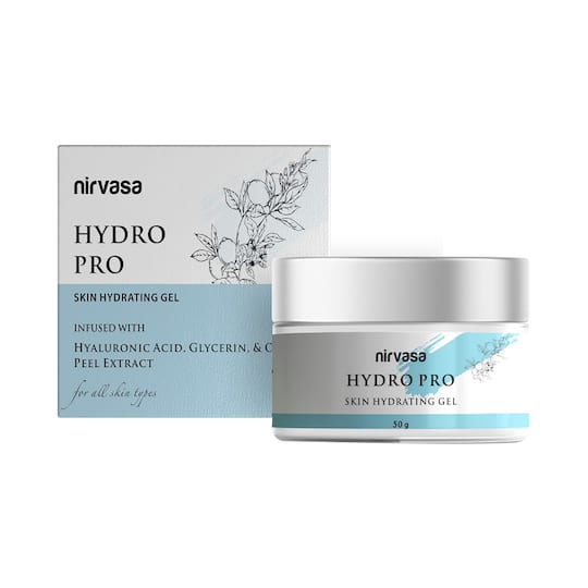 Nirvasa Hydro Pro Skin Hydrating Gel With 95% Pure Hyaluronic Acid & Orange Peel Extract (50g)