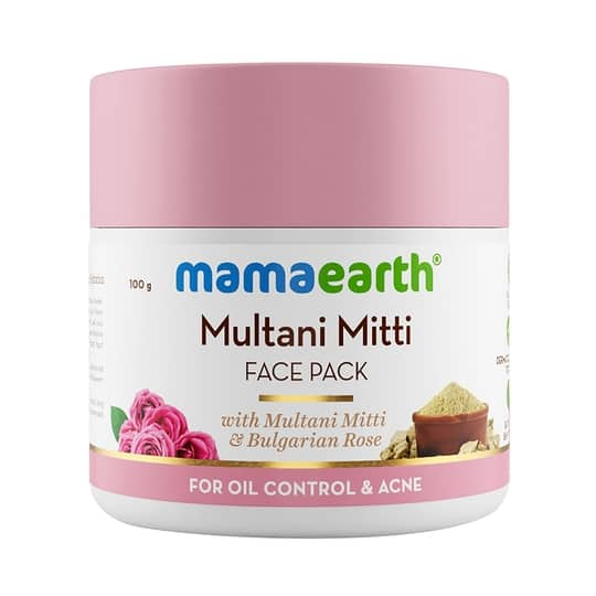 Mamaearth Multani Mitti Face Pack With Bulgarian Rose (100g)