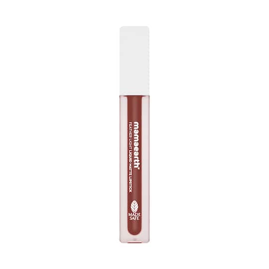 Mamaearth Feather Light Liquid Matte Lipstick With Coconut & Vitamin E - 03 Nude Tea (3.5ml)