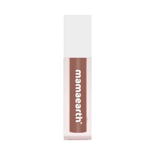 Mamaearth Feather Light Liquid Matte Mini Lipstick With Coconut & Vitamin E - 01 Nude Perfect (1.2ml)