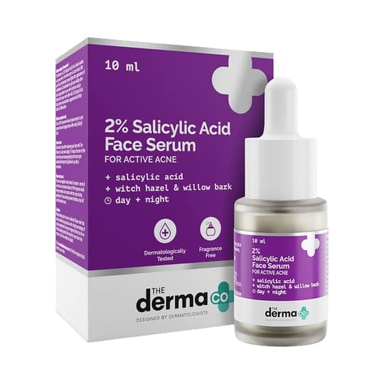 The Derma Co. 2% Salicylic Acid Serum With Witch Hazel & Willow Bark (10ml)