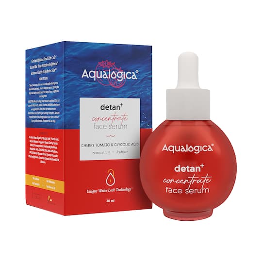 Aqualogica Detan+ Concentrate Face Serum With Cherry Tomato & Glycolic Acid (30ml)