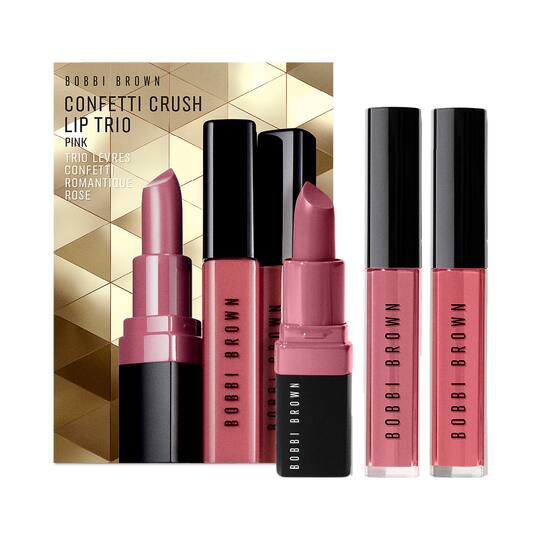 Bobbi Brown Confetti Crushed Lip Trio Set - Lilac, Love Letter, New Romance (3 Pcs)